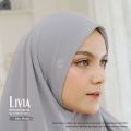 Khimar Livia Size XL By Arafa Hijab - Khimar Non Pad Jersey Bergo Jersey Khimar Daily. 