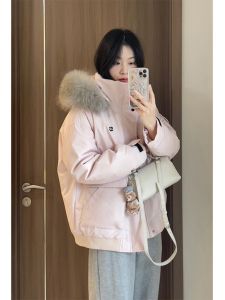 Winter Thickened 90 White Duck down Parka Parka down Jacket Female Fur Collar Hood Outwear Winter New Arrival Fancy