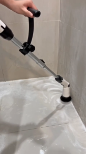 2500mAh Cordless Electric Cleaning Brush for Bathroom Electric Spin Scrubber Floor Brush for Toilet