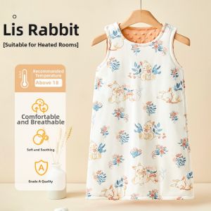 Sleeveless Vest Sleeping Bag Protects Tummy Prevents Blanket Kicking