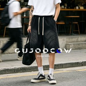 GUJOOCOW | American Retro Summer Thin Loose Casual Jean Shorts