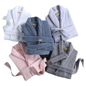 HUANGJIAJINDIAN | Absorbent Towel Fabric Cotton Bathrobe