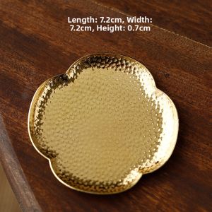 CIYIYAO | Handmade Retro Copper Cup Pad Anti-Heat Non-slip Round Tea Accessory