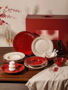 JINGDITAOCI | Underglaze Color Tableware Gift Box