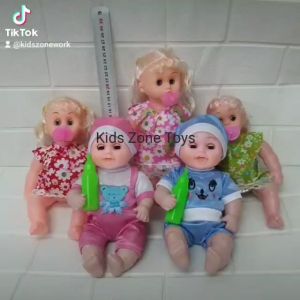 Mainan anak Stoller Dorongan Boneka Bersuara / Nangis / Barbie Doll
