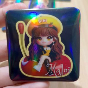 BINI Cherry on Top Inspired Chibi - Pin Badge Fridge Magnet 50mm Square 58mm Round 32mm Round 25mm Round