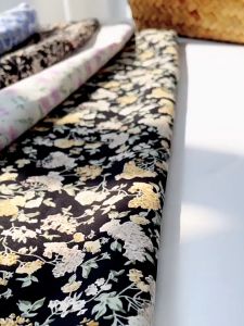 Floral Chiffon Fabric Summer Thin Print Clothing DIY Dress for Fashion Skirt TJ7500