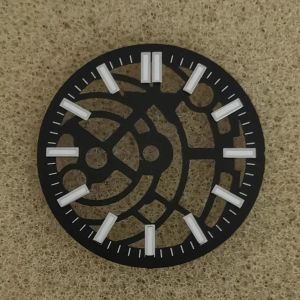 28.5 มม.Hollow OUT dial นาฬิกา S dial เหมาะสําหรับ NH70 นาฬิกา Luminous อุปกรณ์เสริมซ่อม