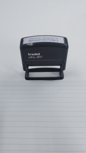 ตรายางหมึกในตัว ตรายาง trodat รุ่น 4917 ตรายางปั๊มชื่อบริอษัทหรือคำเฉพาะ ยางพาราแท้ (ทักแชทก่อนสั่งซื้อ)