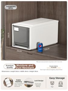 youqin | Drawer-type Transparent Reinforced Storage Box