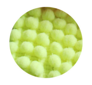 Cottontime Neon Series Fluorescent Edge Small Furry Balls Connected Ball Colorful Lace Trim Home Fabric Sewing DIY Accessories