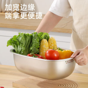 Gương Sáng Bằng Thép Không Gỉ 304 Vòi Rửa Chén Baskets Lưới Rây Rửa Rau Củ Quả Tủ Lạnh Chất Liệu Kim Loại Kiểu Dáng Trung Hoa