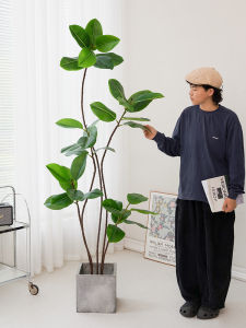 LIANYOU | Realistic Lightweight Luxury Ficus Artificial Plant