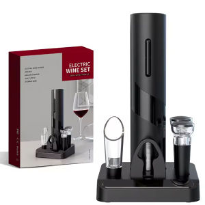 Electric Wine Bottle Opener Automatic Rechargeable Red Wine Corkscrew or Battery Powered Wine Opener Tools Kitchen Bar Products