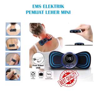 Alat Pijat Terapi Mini Pad EMS Rechargeable Pemijat Pinggang Punggung Leher Massager Stick Patch Portable Tempelan Relaksasi Penghilang Nyeri Sendi Otot Pereda Sakit Pegal Linu Elektrik