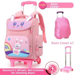 KABUYOUSI | Waterproof Rolling School Backpack