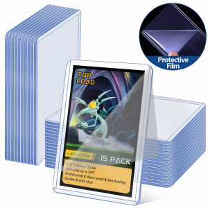 25-150pcs Hard Protective Film Card Sleeves Anti Scratch Holder Protector Fit For YuGiOh Pokemon baseball Sports Cards Toy