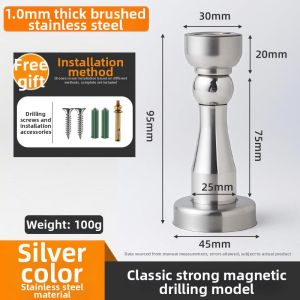 SANGMO | Strong Magnet Door Stopper Ground Anchor No Drilling Required