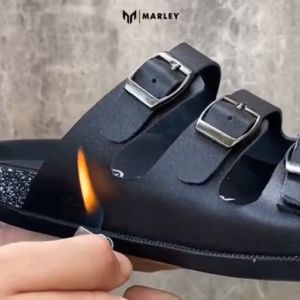 Marley Ocean 02 - Sandal Selop Terbaru Sandal Puyuh Sandal Pria Wanita Casual Lebaran Jalan Santai Hangout Warna Hitam