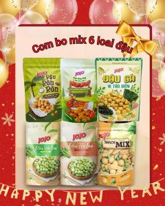 ComBo Mix 6 loại đậu ăn vặt snack
