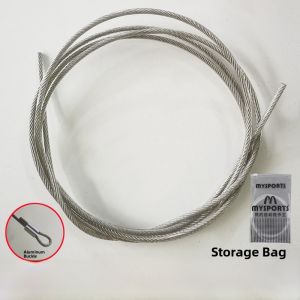 MySports Basketball Net Wire Rope Basketball Hoop Frame Net Stringing Rope Basketball Stand Frame Circle Net Rope