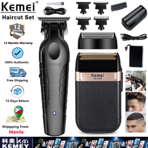 Kemei KM-2299 KM-2024 Professional Razor For Haircut Original Cordless Electric Hair Clippers Rechargeable Hair Trimmers