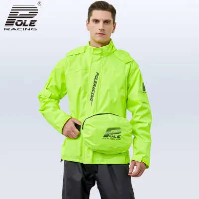 POLE－RACING | Rainproof Separate Rain Suit Motorcycle Touring Waterproof