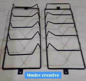 Rak Tutup panci besi Lis pakai besi plat lebih kokoh