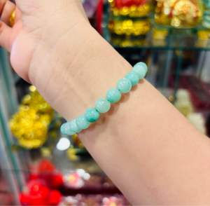 Vòng tay đá mã não xanh ngọc sang chảnh vip xinh xinh may mắn