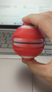 3D Printed Press-Rotating Fidget Spinner Toy Mechanical Kinetic Desk Toy for Stress & Anxiety Relief