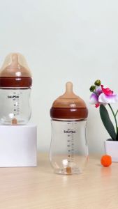 Sakumini Glass Baby Bottle Botol Susu Bayi Kaca Borosilicate Anti Kolik BPA Free