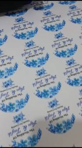 Cetak Label Stiker Wedding Stiker Pernikahan Stiker Souvenir Vinyl Transparan A3+ dan Cutting