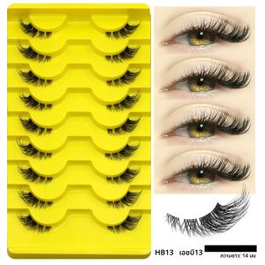 ขนตาปลอม Veltrinay แบบครึ่งเส้น ขนตาปลอมธรรมชาติ ขนตาปลอมแบบ Cat Eye  แบบเส้นบาง  ฐานใส  ขนตาปลอมสั้น  สำหรับแต่งหน้า