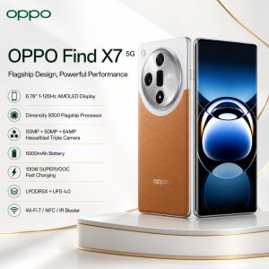 OPPO | OPPO Find X7 5G Smartphone Dimensity 9300 256GB 6.78 120Hz AMOLED Hasselblad Triple Camera 5000mAh 100W NFC WiFi7