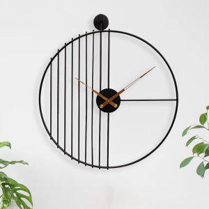 Minimalist Nordic Series Wall Clock Iron Art Hot Sale Home Living Room Clock Simple Retro Creative Wall Decoration