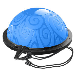 B&G Balance Ball Trainer Fitness Ball Bosu Ball Yoga ball เทรนเนอร์บอล บอลสำหรับโยคะ โบซู่บอล พร้อม ที่สูบลม รุ่น 6006 แถมฟรีสายแรงต้าน [ 58 Cm ] ลูกบอลออกกำลังกาย BG