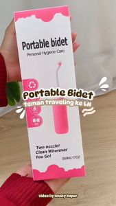 Portable Bidet Portabel Spray Travel Semprotan Cebok Toilet Pencet Travel Sprayer Botol untuk Bilas Kencing Wanita Pria Anak Ibu Hamil