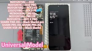 For Xiaomi Poco F4 6.67 LCD Display Touch Screen Digitizer Assembly Replacement for 22021211RG/22021211RI Models
