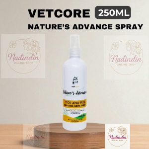 Vetcore+ Nature’s Advance Tick and Flea Spray 250 mL (For Animal Use Ony)