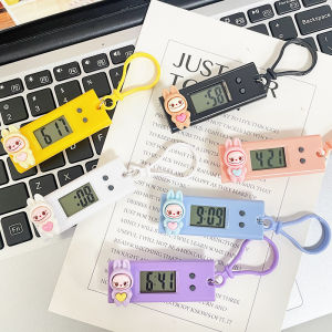 Cute Cartoon Rabbit Portable Timer Clock Student Attendance Tracker Timers Home And Kitchen Accessories