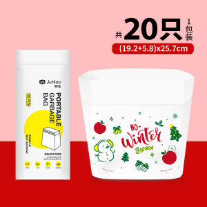 Adhesive Desktop Garbage Bag Stand Alone Portable Car Trash Can Student Desk Book Desk Special Use Household Cleaning Tools