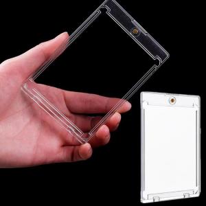 1/2 Chiếc Hộp Đựng Thẻ Từ Cho Thẻ Game Pocket Monster Bao Nhựa Cứng Hộp Trưng Bày Thể Thao Cho Đồ Sưu Tập Bóng Chày