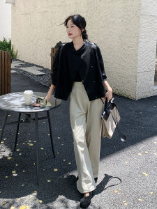 Cool Black Leather Jacket Womens Stylish Retro Hong Kong Style Motorcycle Jacket Premium Feel Autumn New Arrival