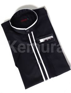 kemura- kemeja muslim baju muslim pria kemeja trendy hitam