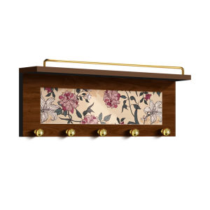 ARTPIONEER | Vintage Style Wall Hook And Display Shelf No Drilling Required