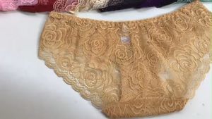 10 Quần Lót Nữ Ren Hoa Hồng Cao Cấp 35kg Đến 65Kg Mềm Mại Quyến Rũ MarketOnline68 VN116