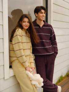 Soft Flannel Pajama Set For Couples Winter