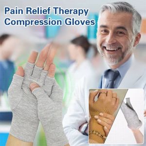 Antistatic Carbon Fiber Open Finger Gloves Industrial Workshop Dustless Protective Labor Gloves