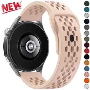 18mm 20mm 22mm Silicone Band for Samsung Galaxy Watch 6 5 4 for Huawei GT6 5 4 3 GT2 Pro Bracelet for Garmin Vivoactive 4 Strap