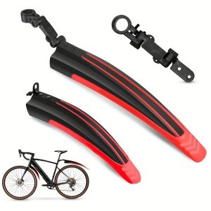 Bộ Chắn Bùn Xe Đạp Di Động Có Thể Điều Chỉnh Dành Cho Xe Đạp Leo Núi Và Xe Đạp Đường Trường - Chắn Bùn Bánh Trước & Bánh Sau Chống Nước Bằng Nhựa PP Polypropylene